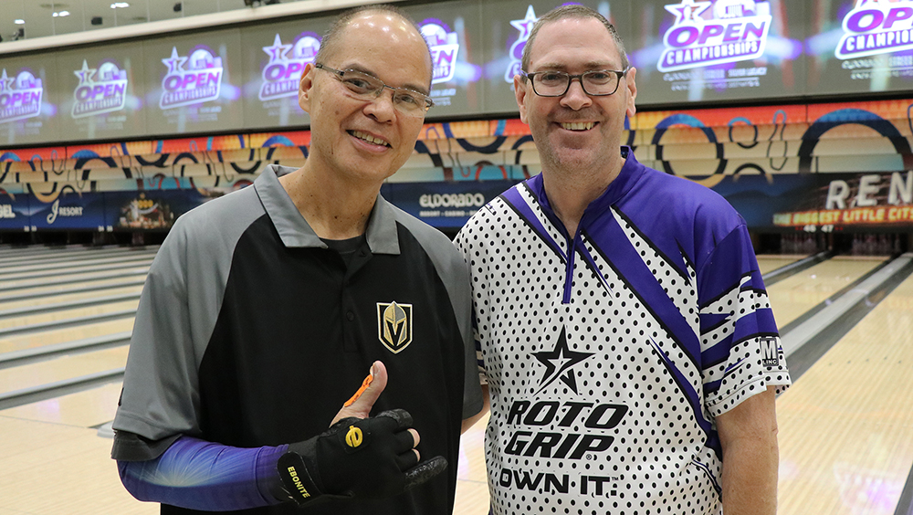 Robert Yadao and Ken Johnson at the 2026 USBC Open Championships